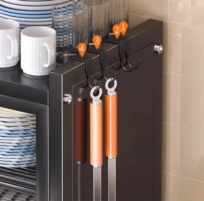 Kitchen Furniture Storage Cabinet For Efficient Organization Of Bowls Dishes Cups Tables