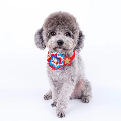50/100 4th of July Pet Accessories Dog Bowties Pet items Small Dog Cat Bowtie Collar Bow Tie Dog For American Independence Day