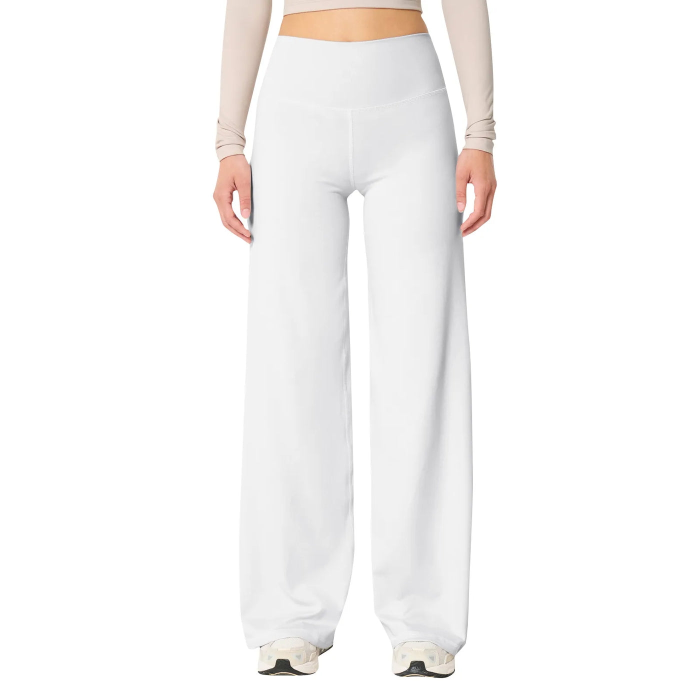 Wide Leg Pants For Women Yoga Pants High Waist Sweatpants With Pockets Stretch Pants Comfy Workout Sports Sweatpants Leggings