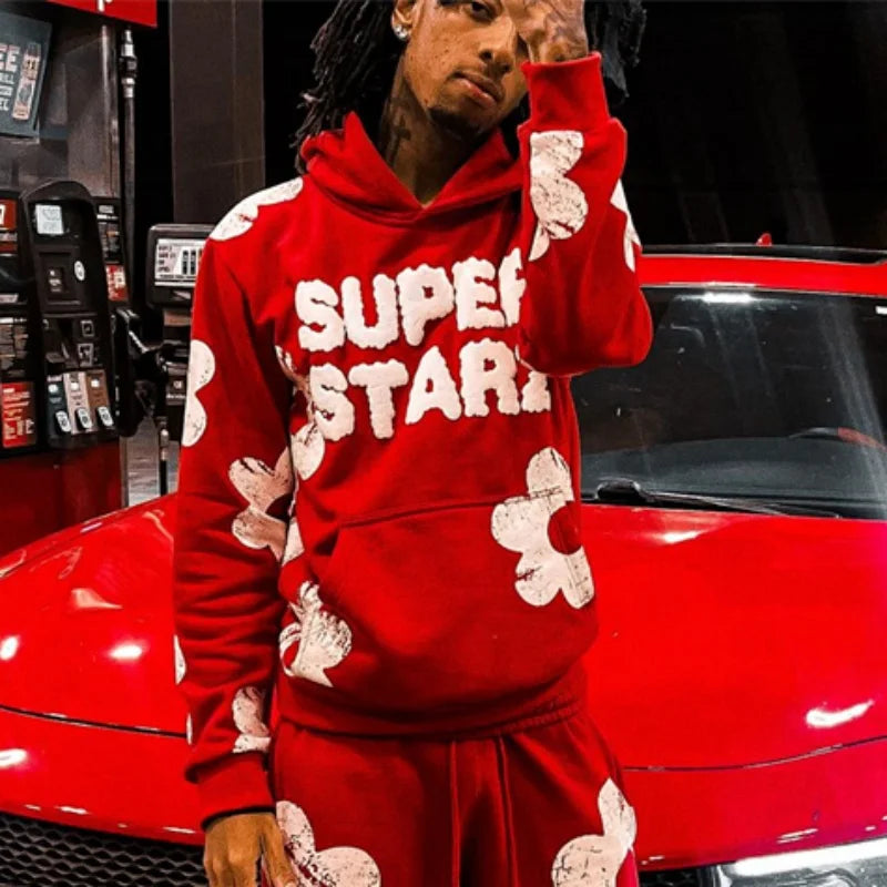 Men's Hoodies For Men Clothing Embroidery Sweatshirt Suit Man Tracksuit Pant Sets New In Hoodies & Sweatshirts Sports Suits Set