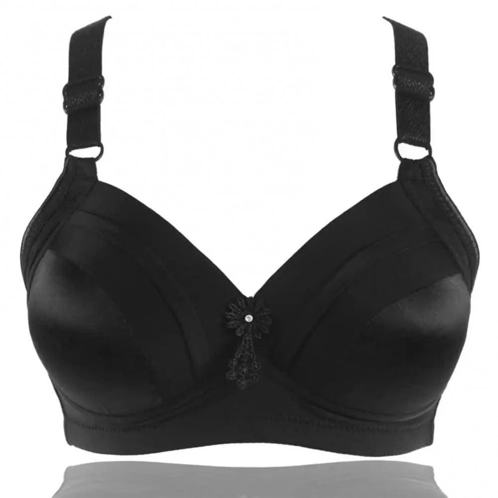 Women's Bra Top Sexy Wireless Floral Print Underwear