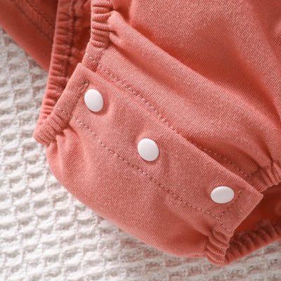 Long Sleeve Cartoon Cute Pink Rabbit Bodysuit Rompers for Newborn Baby Girl |My First Easter Baby Clothes