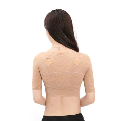 Upper Arm Shaper Women Shoulder Slimmer Compression Shapewear Sleeves Body Shaper Humpback Posture Corrector Back Support Tops
