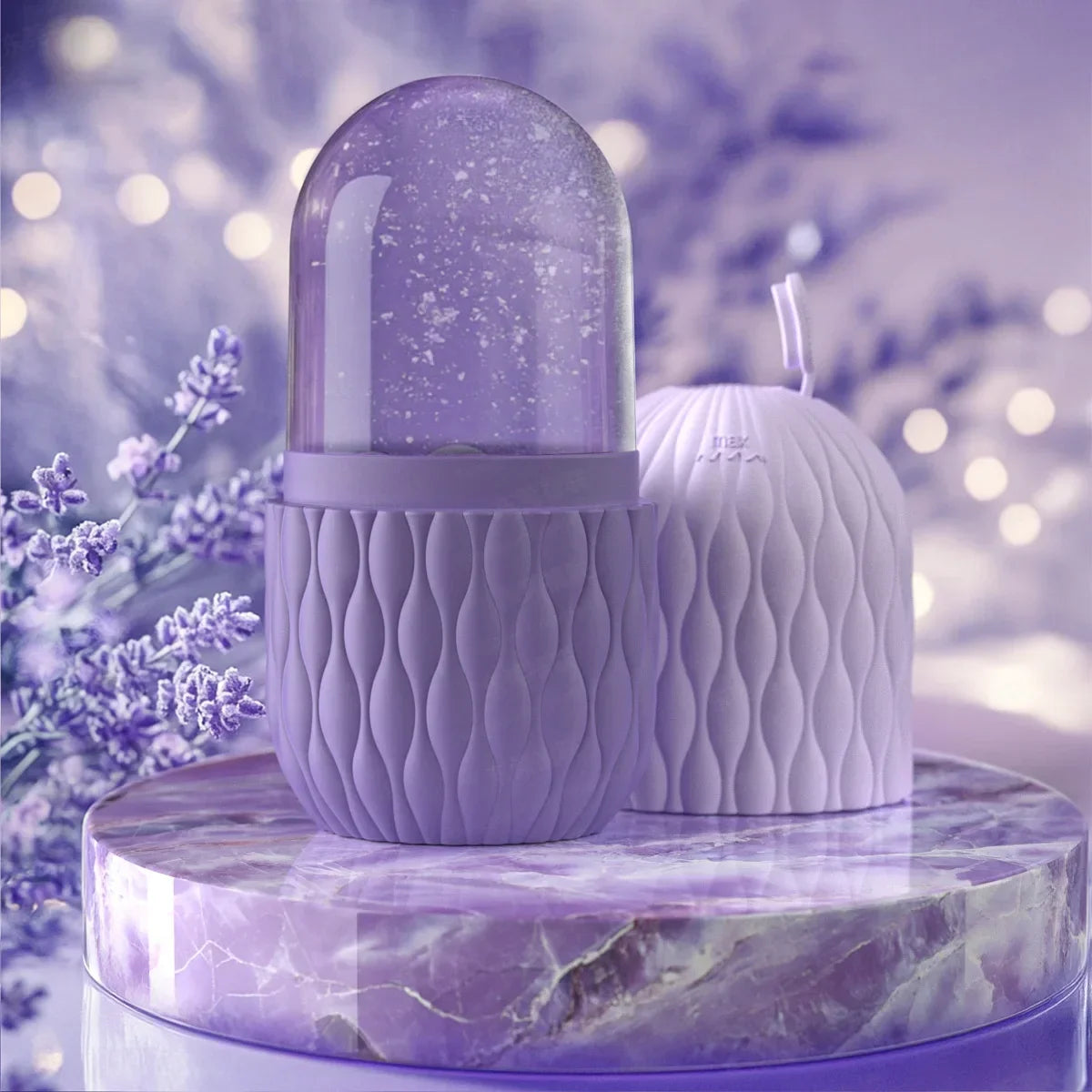 Ice Silicone Face Roller Beauty Lifting Ice Ball Face Massager Contouring Eye Roller Facial Treatment Reduce Acne Beauty Tools