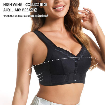 2024 New Breathable Bra Lingerie for Women Push Up Bra Front Button Seamless Lifting Tank Top Lingerie Vest Underwear Female Bra