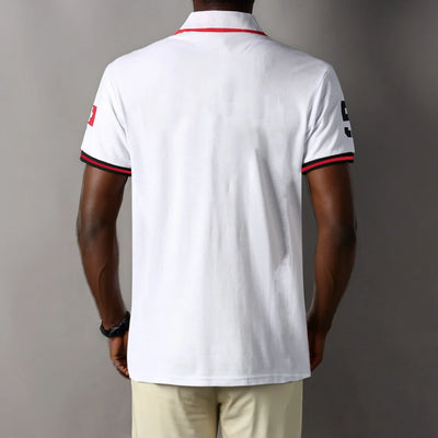 Great Designer Polo Shirts For Men New Switzerland Sport Golf Wear Tshirt Solid Cotton Embroidery Reviews Many Men's Clothes