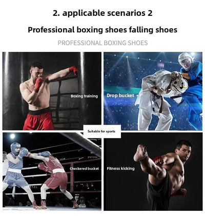 2025 New Wrestling Shoes for Men Non Slip Breathable Boxing Sneakers Wrestling Training Shoes Wear-Resisting Combat Sneakers