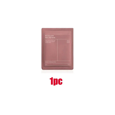 Deep Collagen Overnight Mask The Real Collagen Facial Sheet Masks Low Molecular Weight Collagen Elasticity Firming Moisturizing