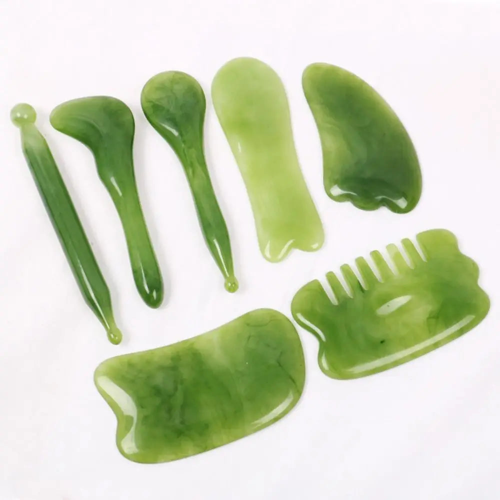 Neck Beauty Massage Comb Resin Skin Care Tool Facial Scraping Scraper Body Beautiful Tool Gua Sha Board Face Massager