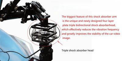 HONGTOO 10KG 2-Axis 3-Axis Shock Absorbing Arm Dampener Camera Stabilizer Video Vibration Damper for DJI RS2 RS3 PRO RS4 Gimbal