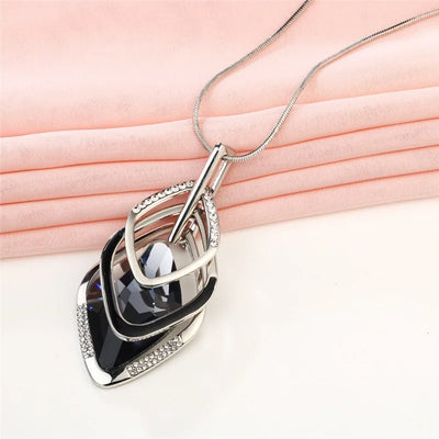 Long Necklaces & Pendants for Women Maxi Collier Femme Geometric Chain Fashion Necklace Statement Colar Accessories Jewelry 2024
