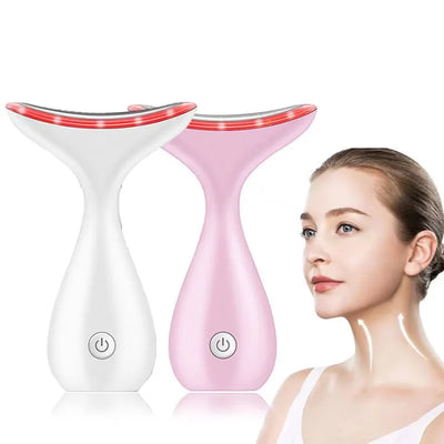 Neck Beauty Massage Instrument EMS Microcurrent LED Facial Electric Introduction Lifting And Firming Beauty Massage