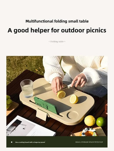 garden  Multi functional hand-held basket storage box for picnic, outdoor camping, picnic basket set, folding water bucket