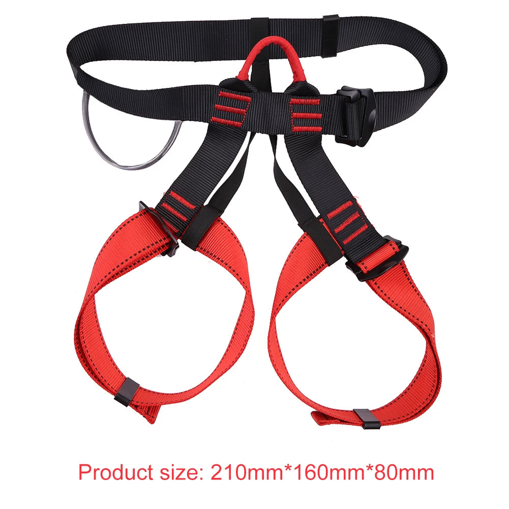 Outdoor Aerial Rock Climbing Harness Waist Half Body Protecting Safety Belt