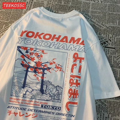 Summer Women T-Shirts Japanese Style Letter Printing Short Sleeve Breathable O-Neck Tops Casual Female Clothes