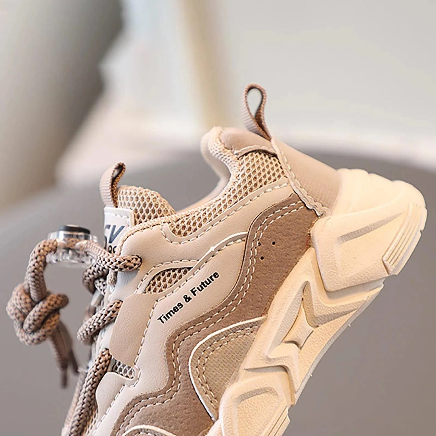 Trendy Children Shoes Spring Autumn Casual Sports Sneakers Breathable Running Shoes 1-6-year-old Baby Shoes Soft Sole Leather