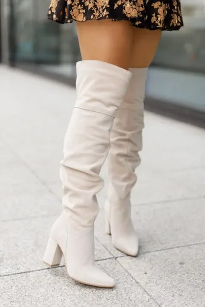 Women's Boots Autumn Winter Footwear Boots-Women Pointe Shoes Luxury Designer Sexy Thigh High Heels High Sexy 2024 Large Size P