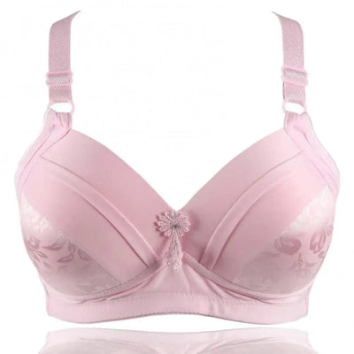 Women's Bra Top Sexy Wireless Floral Print Underwear