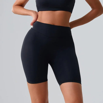 Women Sports Biker Shorts Women High Waist Yoga Shorts Cycling Shorts Push Up Fitness Leggings Tummy Control Yoga Slim Shorts
