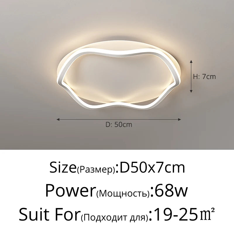 Modern LED Chandelier Lights  For Living Dining Room Bedroom Study Room Restaurant Balcony Home Decor indoor lighting fixture
