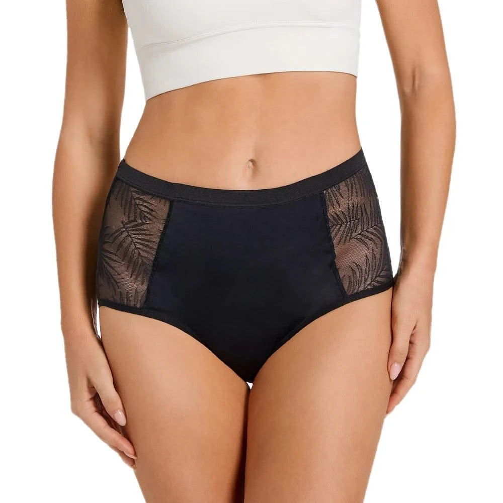 Women Period Underwear Leak Proof Panties for Menstruation Breathable Mesh Menstrual Panties High Waist Absorbent Period Panties