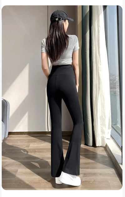 Maternity Leggings for Pregnant Women Yoga Flared High-waisted Trousers Pregnancy Clothes