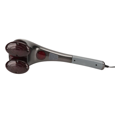 Handheld Back Massager Comfortable Household Double Node Handheld Shoulders Leg Foot Massage Device Handheld Leg Massage Device