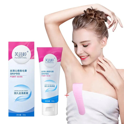 Hair Removal Cream Natural Gentle Soothing Ointment Soften Nourishing Refreshing Skin Women Men Lip Armpit Body Painless