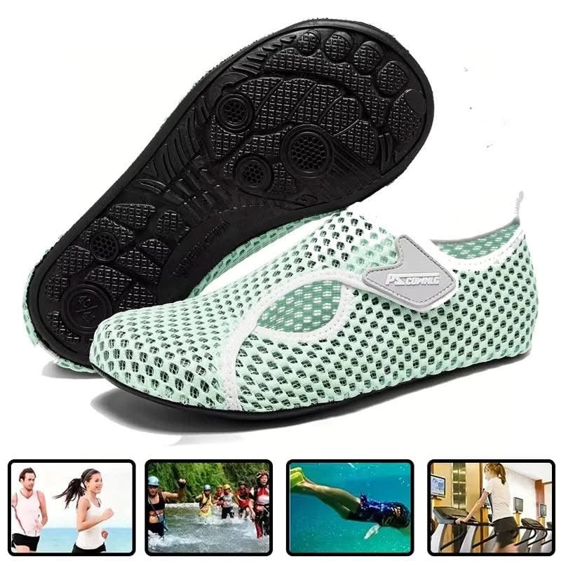 Wide toe neutral outdoor water shoes, comfortable quick drying beach socks, barefoot shoes, men's and women's swimming shoes, yo