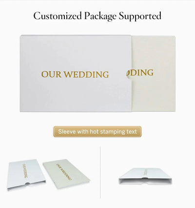 Linen Bound Video Book Wedding Video Album Up to 3 hours of video
