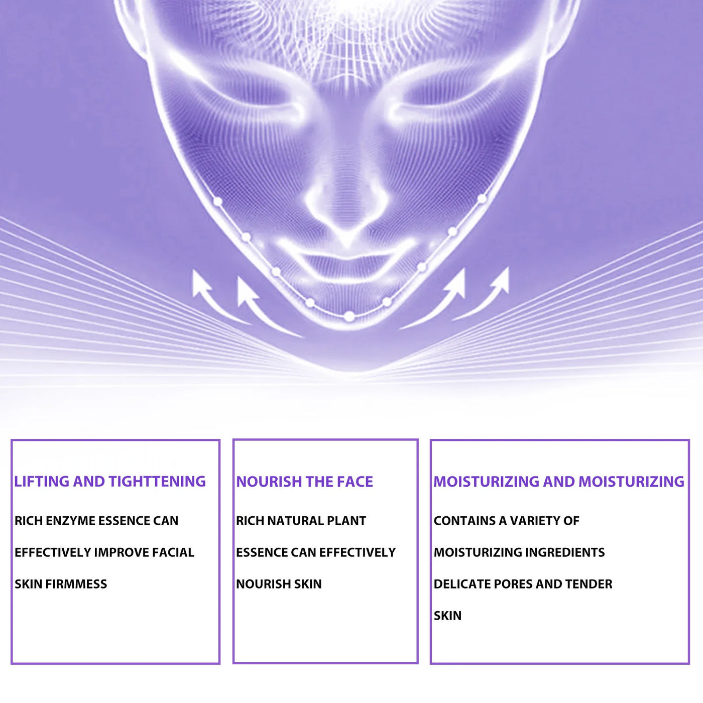 V-Shaped Firming Cream Double Chin W-rinkle Remover F-at B-urning Fade Fine Lines Tighten Nourish Face Lifting S-limming Cream