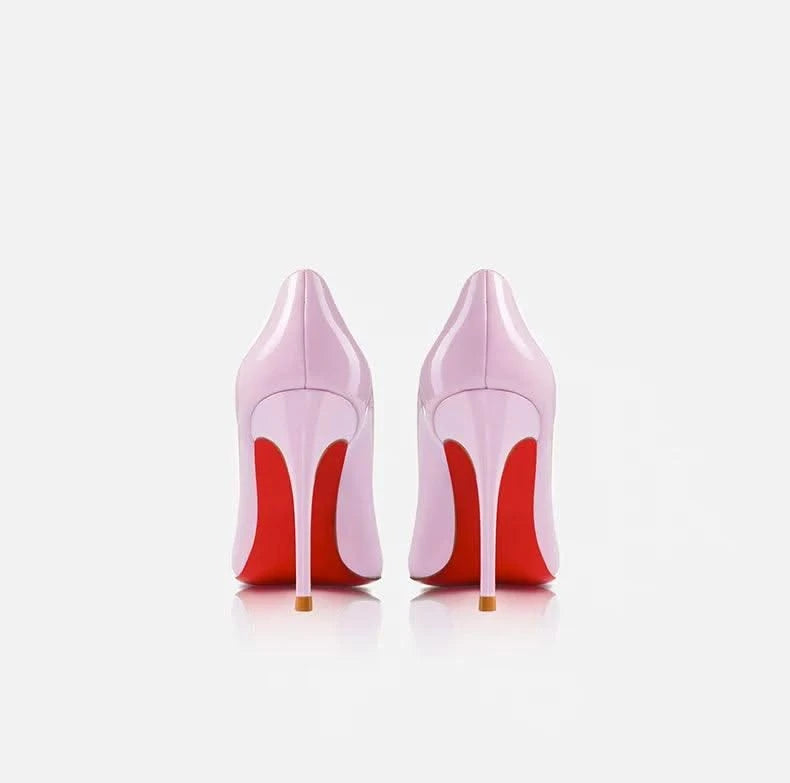 Pink, Pointed Toe High heeled shoes for women | light lipstick base sexy temperament, not tiring, single foot shoes