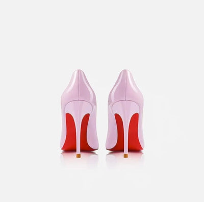 Pink, Pointed Toe High heeled shoes for women | light lipstick base sexy temperament, not tiring, single foot shoes