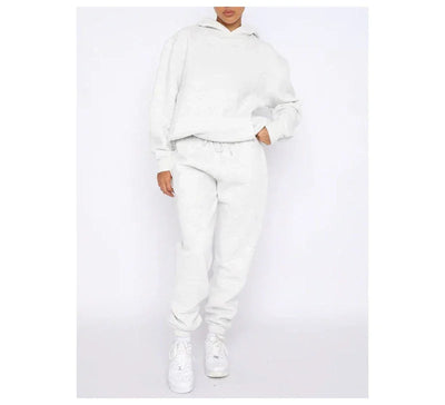 Cotton Sweatpants Sets For Women 2 Pieces Outfit Autumn Loose Hoodies And Pants Sets Sports Suits Women Tracksuits Set Ladies
