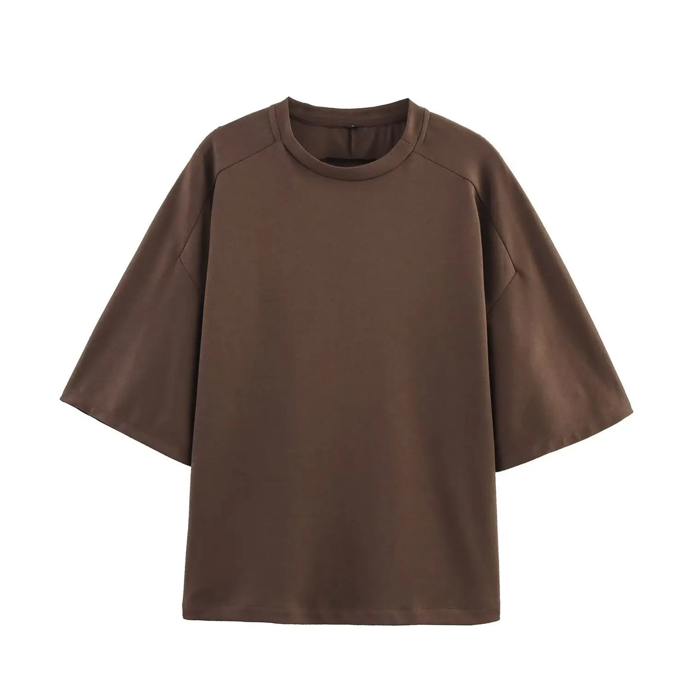 Women Summer Fashion 2 Pieces Short Sets Solid Loose T-Shirt and High Elastic Waist  Shorts Sportswear Female Chic Lady