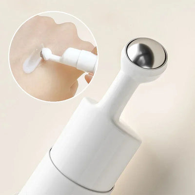 Eye Roller Massage Bottle Eye Cream Applicator with Steel Ball Empty Refillable Lotion Essential Oil Vacuum Travel Container