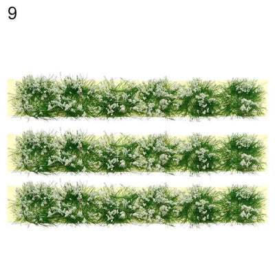 DIY Miniature Garden Decor Durable Static Scenery Model Layout Sand Table Flower Cluster Landscape Wargame Grass Tufts Building
