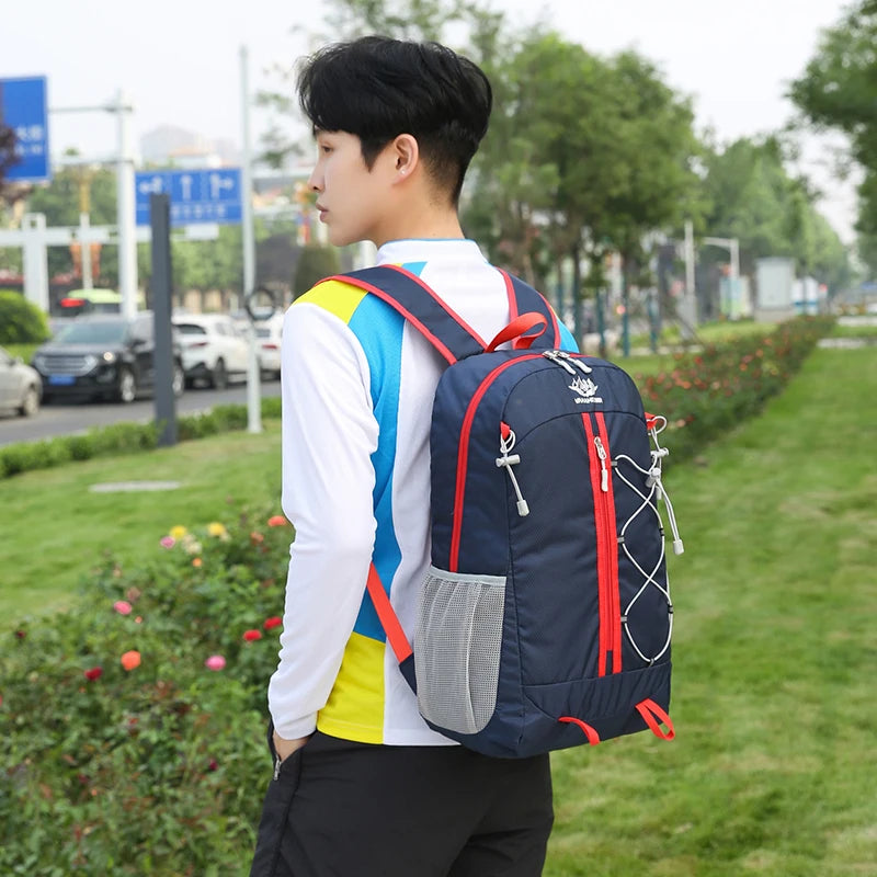 Men's Mountain Riding Backpack Ultra-light Multi-functional Leisure Foldable Backpack Large Capacity Travel Bag