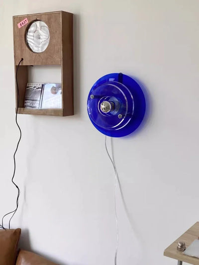 Creative Artist Home Decor Lamp Modern UFO Flying Saucer Wall Lamps Medieval Bedroom bedside Living Room Wall Hanging Lights LED