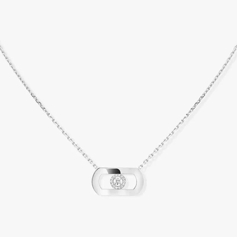 S925 Pure Silver Necklace For Women Personalized Avant-garde Jewellery High-quality Wedding Gifts