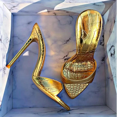 Laser Dazzling Colour, Pencil-High Heel Shoes For Women | Slippers | Summer Sandals |  Sandals | Shoes