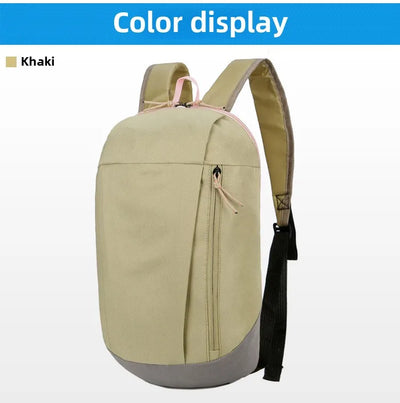 Mountaineering bag large capacity simple all-matching, fashionable, lightweight travel backpack, water splash resistant backpack