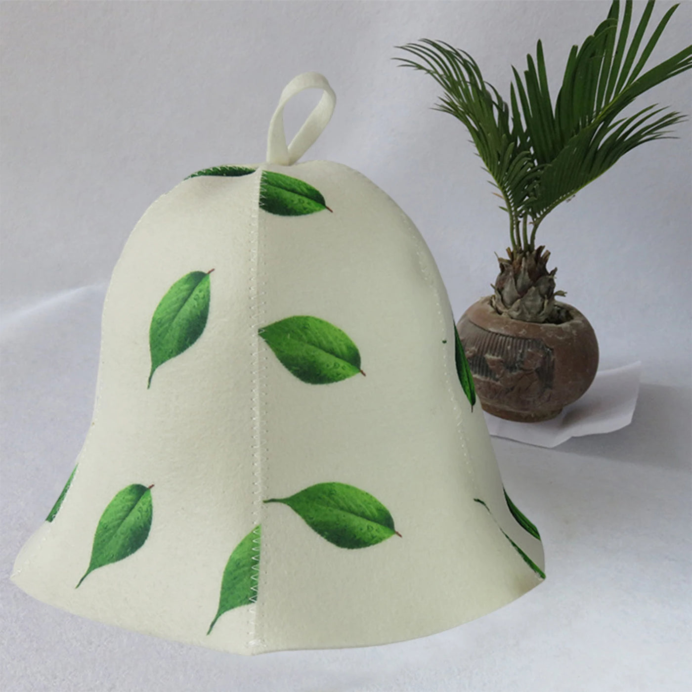 1 Piece Sauna Hat 3mm Thick Thermostable Headgear Accs Hair Stylish Banya Head Protect Portable for Men Women Shower Bath House