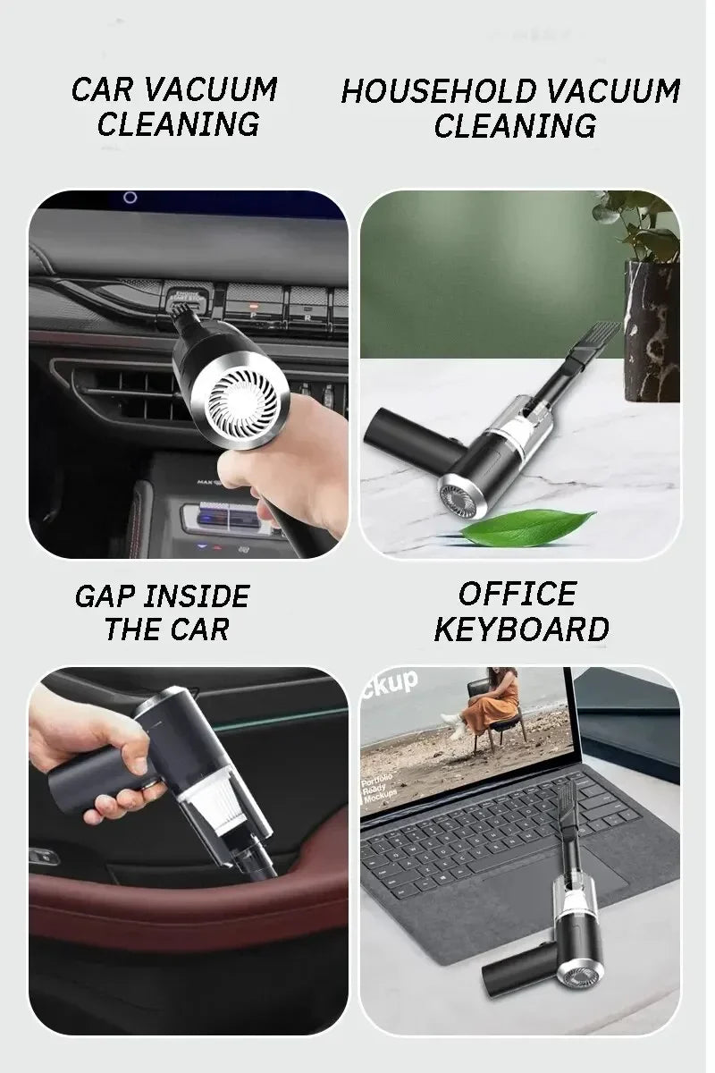 New Portable Small Vacuum Cleaner For Multi Purpose Vehicles Small Household Pump Handheld Car Vacuum Cleaner