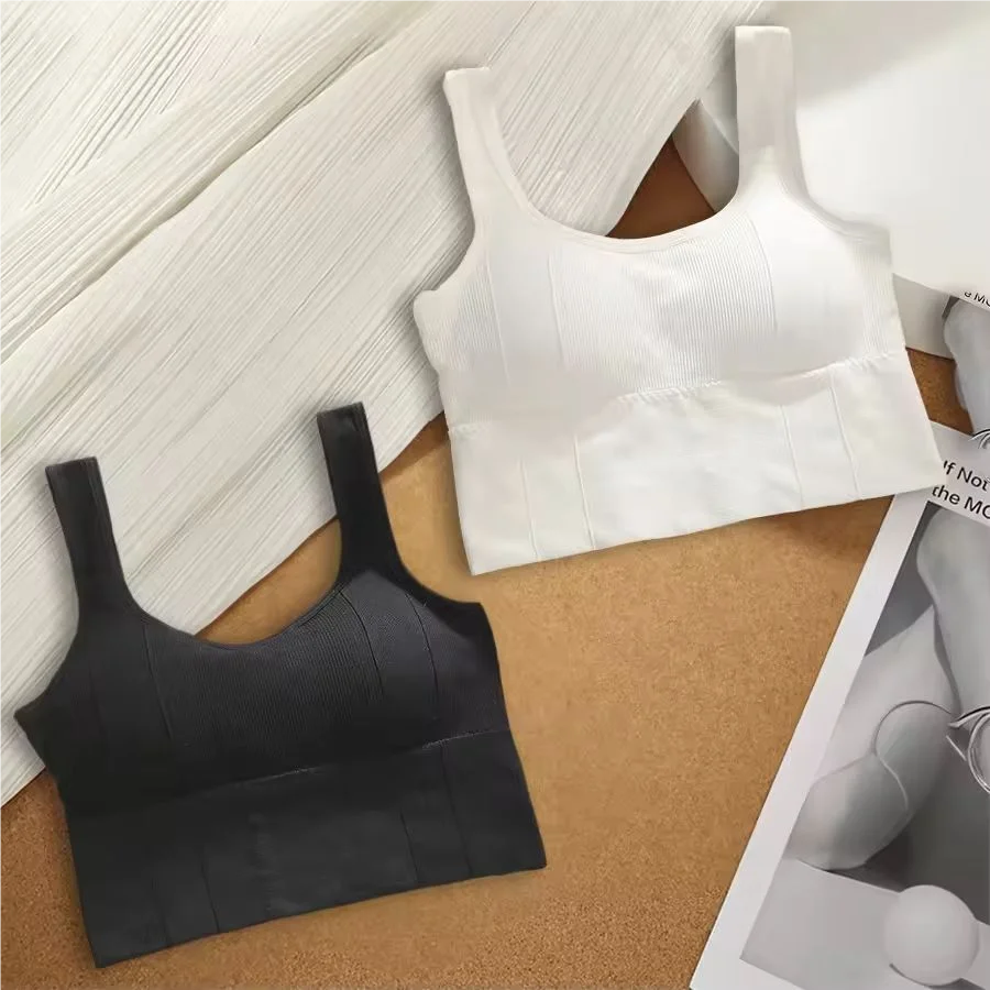 Breathable Sports Bra Anti-Sweat Fitness Top Women Seamless Yoga Bra Shockproof Crop Top Push Up Sport Bra Gym Workout Top