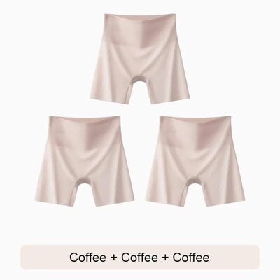 Female Boxer Shorts Plus Size Shorts Ice Silk Underwear for Women Women Seamless Panties Safety Short Pants Woman Girdle Brief