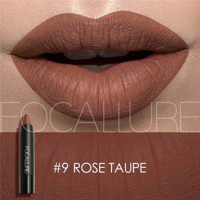 Focallure Matte Lipstick 19 Colors Waterproof Matte Lipsticks Soft Texture Lip Stick Cosmetic Sext Red Nude Lip Makeup Batom