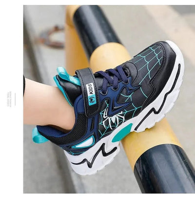 Children Boys Shoes School Sports Fashion Leather For Kids Tennis Casual Sneakers Children's Boy Running 7-12 Years Walking Shoe