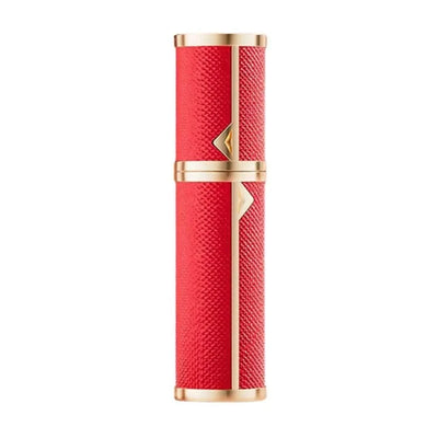 Luxury Bottom-filled Perfume Bottle Aluminum Self-pumping 5ml Real Leather Spray Bottle Cologne Moisturizer Fragrance
