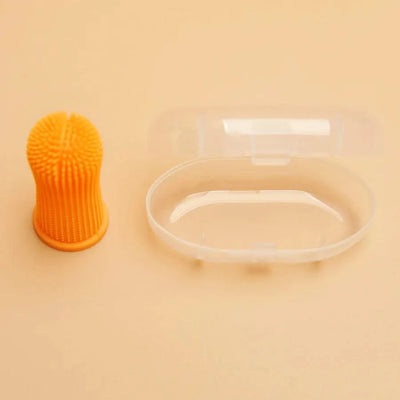 Pet Finger Toothbrush Cleaning Products for Cats and DogsOral Cleaning ToothbrushesSilicone Bristles